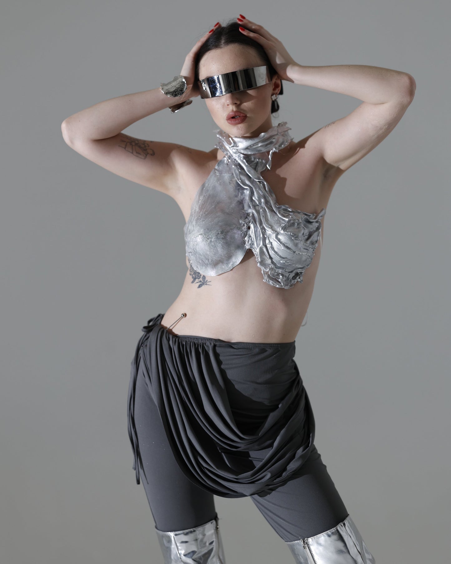 Gold & silver corset Karma