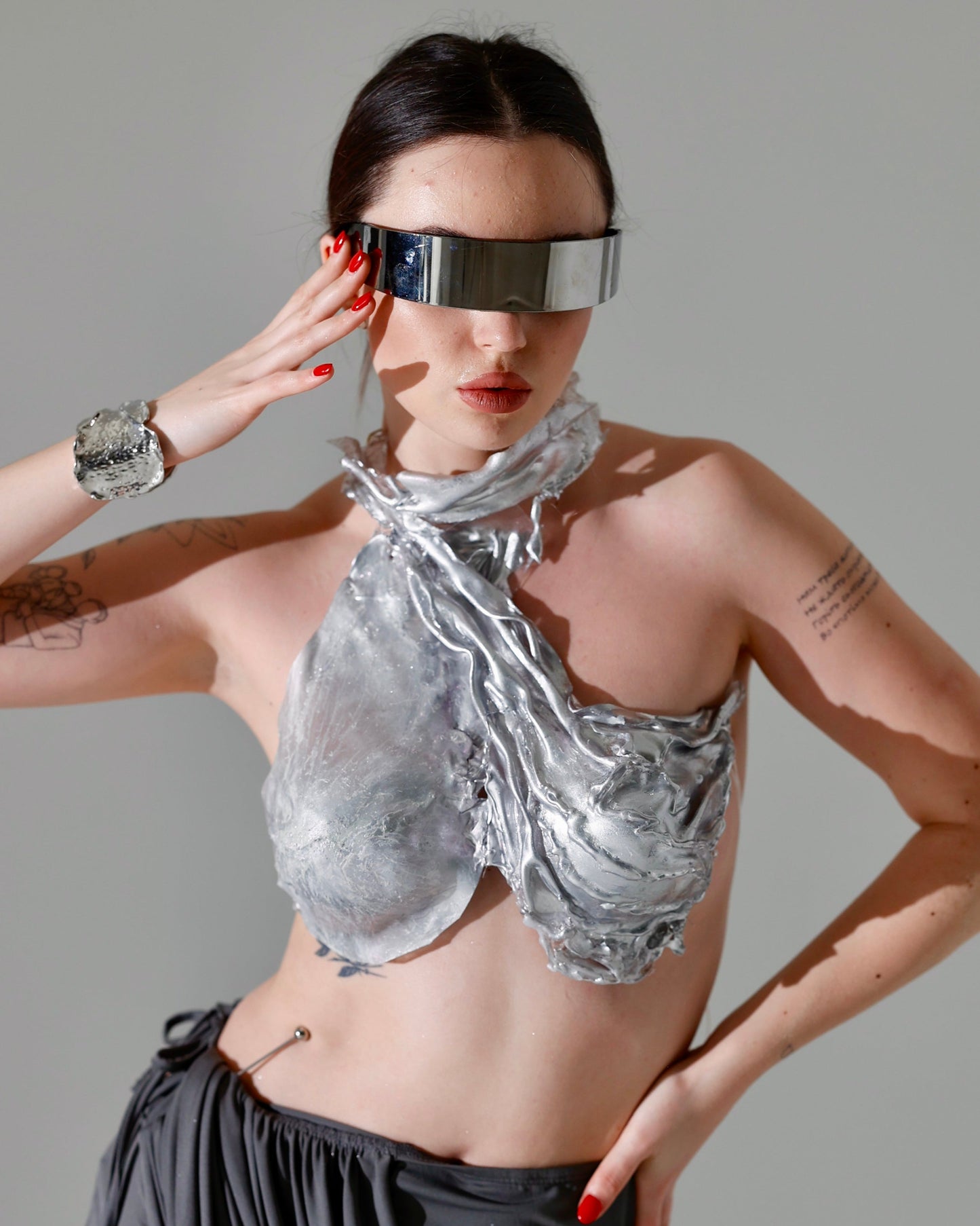 Gold & silver corset Karma