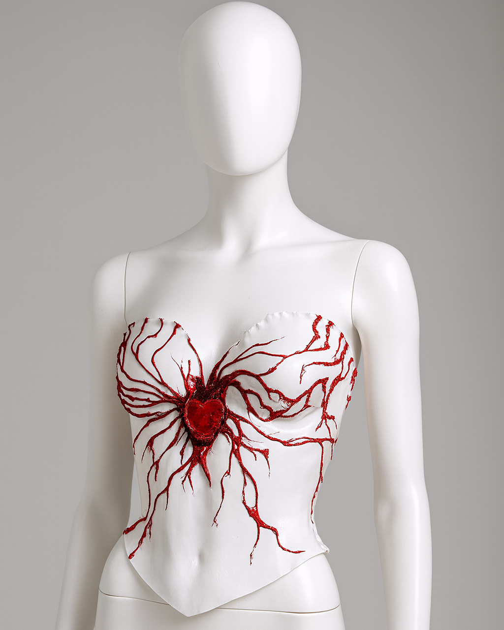 White corset Velvet Pulse