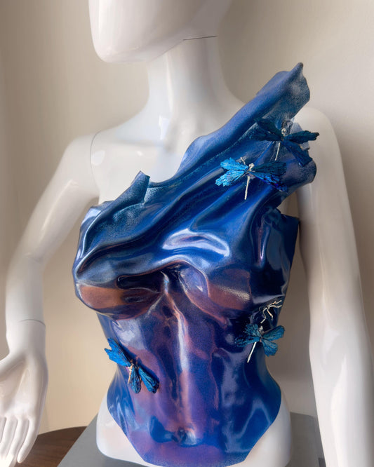 Blue corset Dragonfly