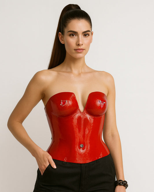 Red Corset Amour Libre