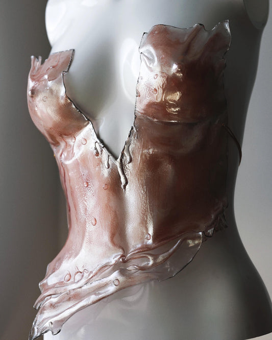 Gold & rose gold corset Mermaid