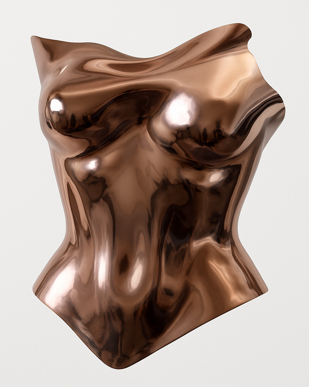 Rose gold corset