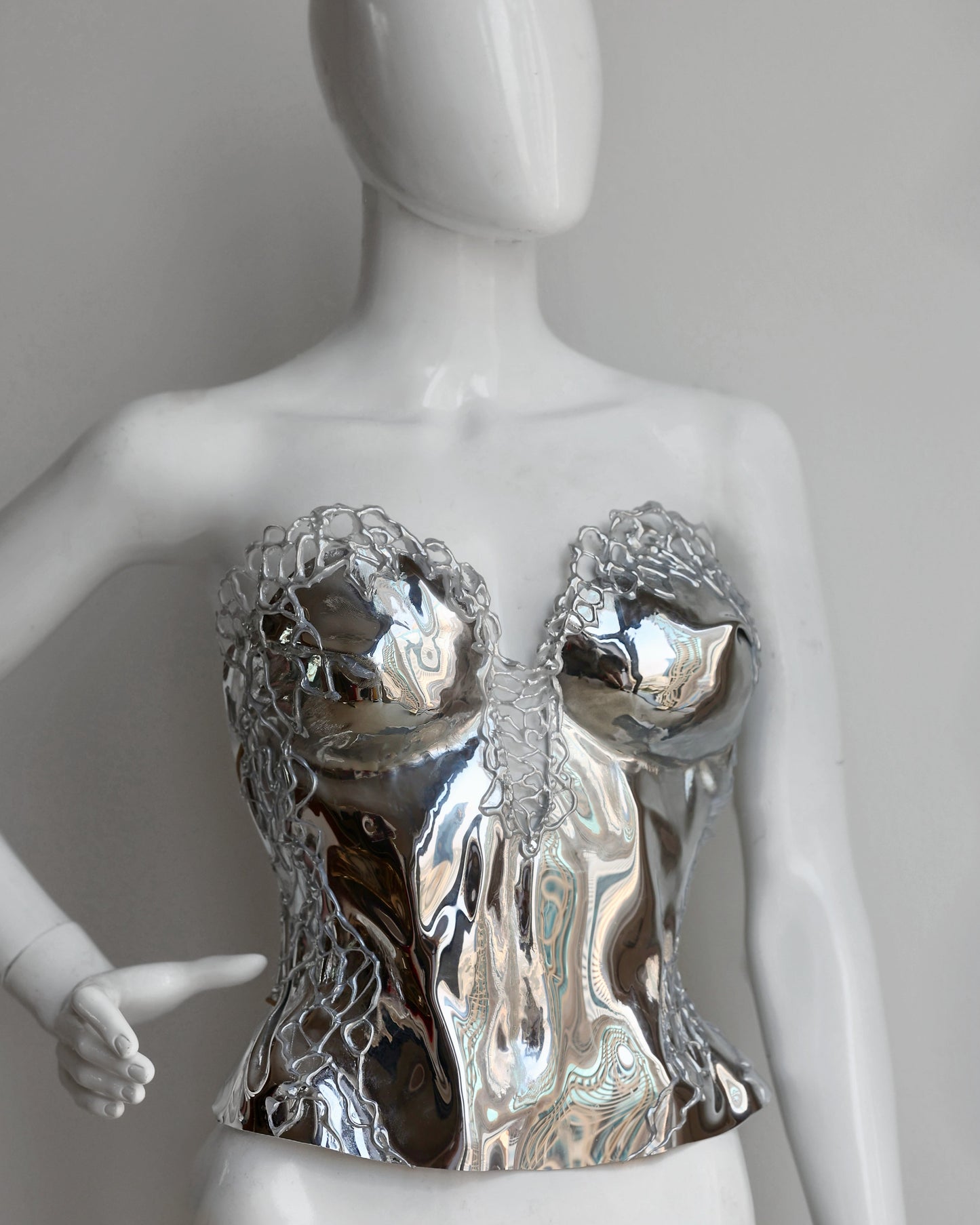 Silver corset Vecna
