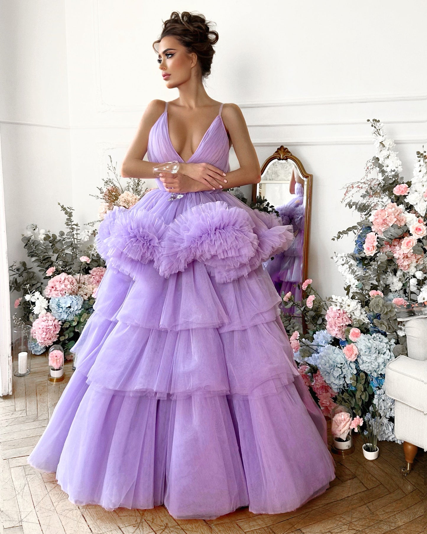 Purple Tulle Dress