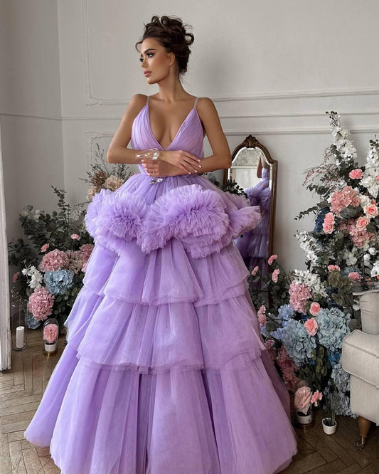 Purple Tulle Dress