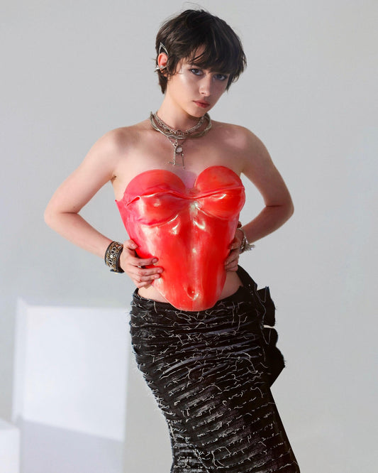 Pink corset Cotton Caramel