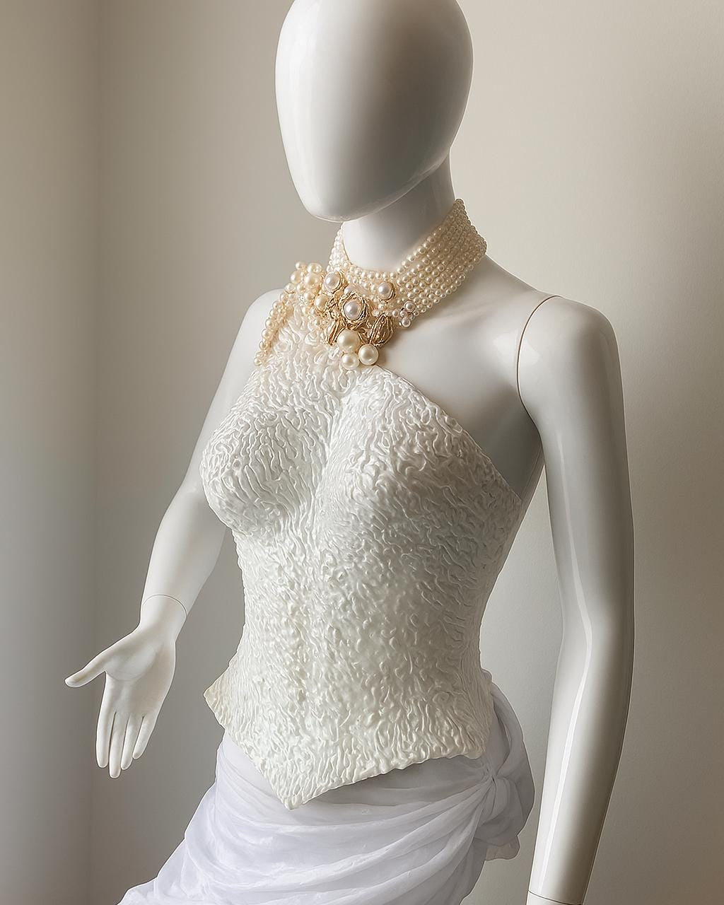 White bridal corset Luna