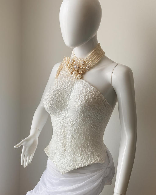 White bridal corset Luna