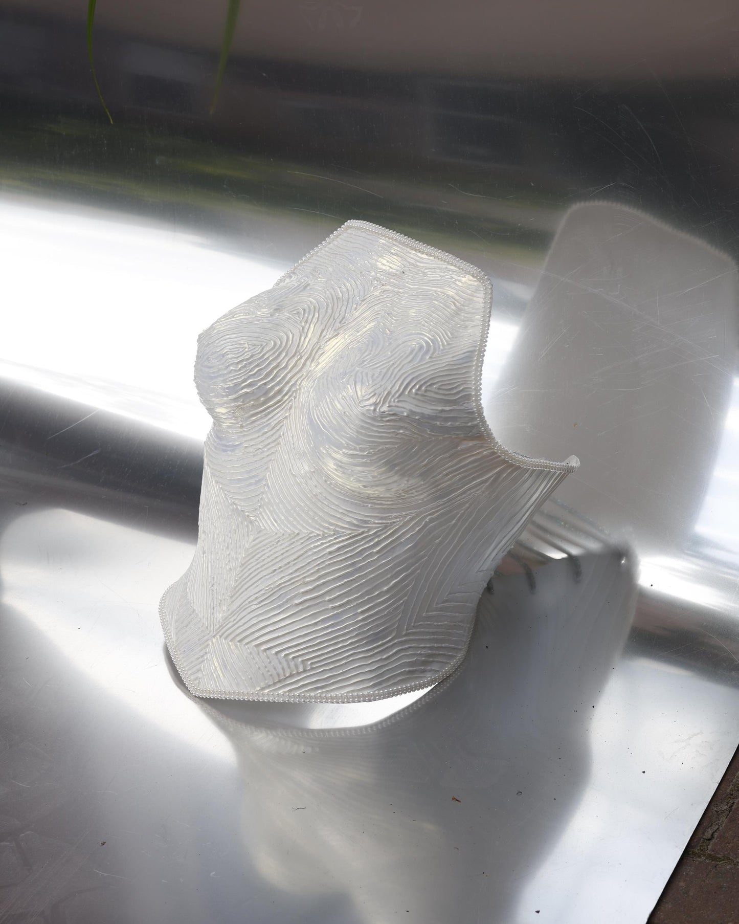 White corset Plus Size Pearl