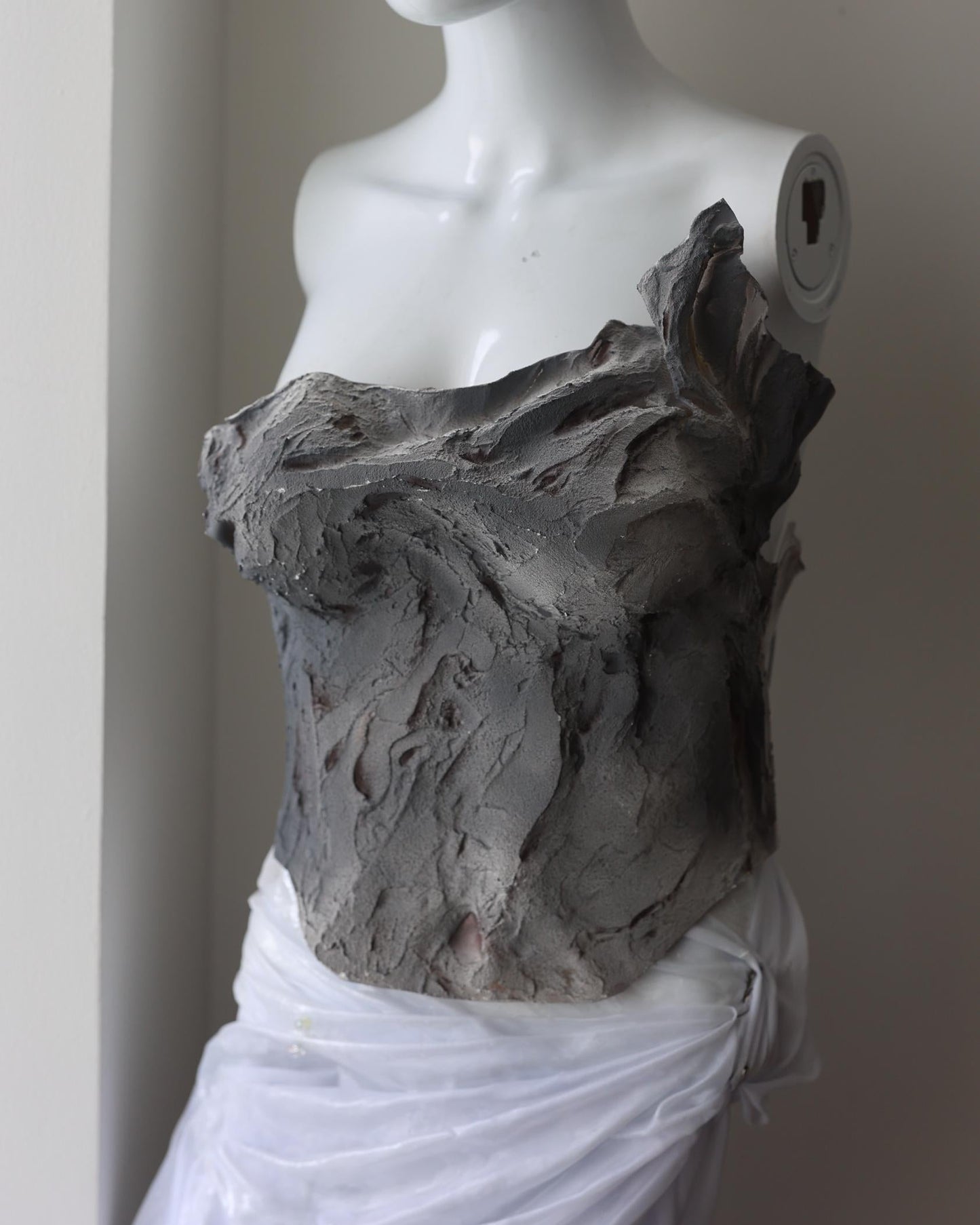 Grey corset Stone