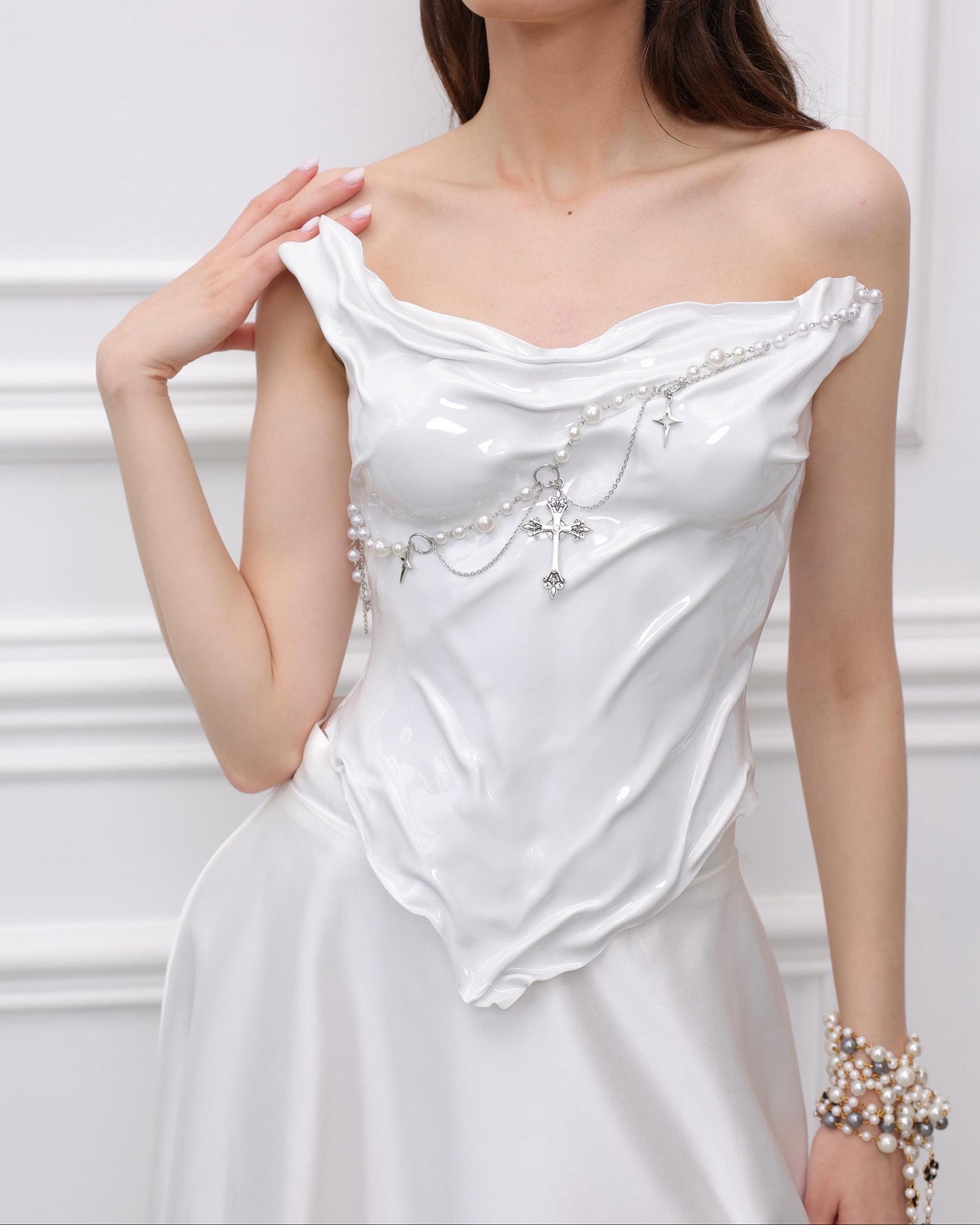White Corset Anna
