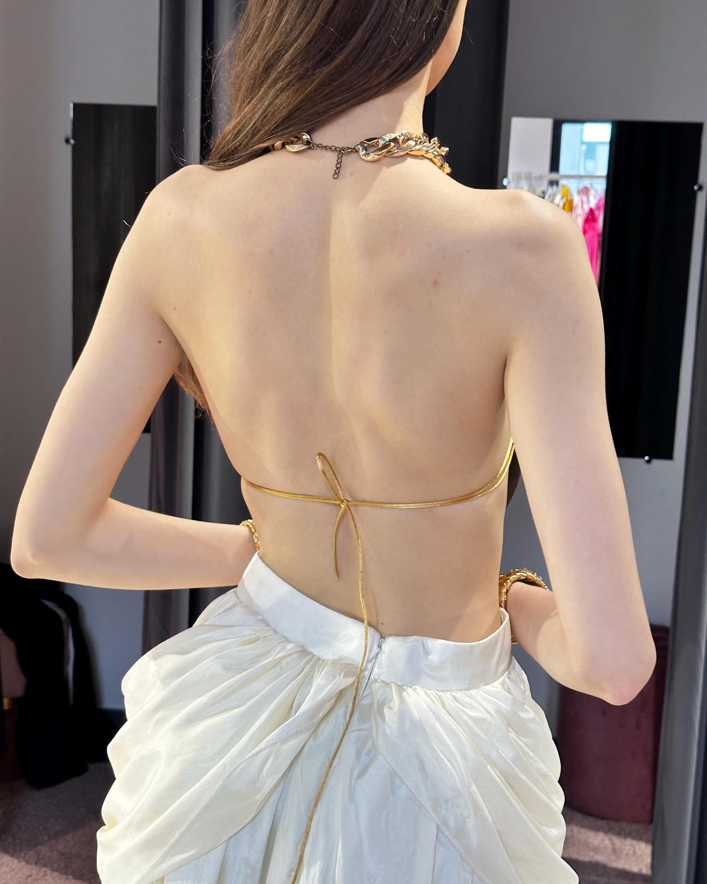 Matte Golden Corset Athens