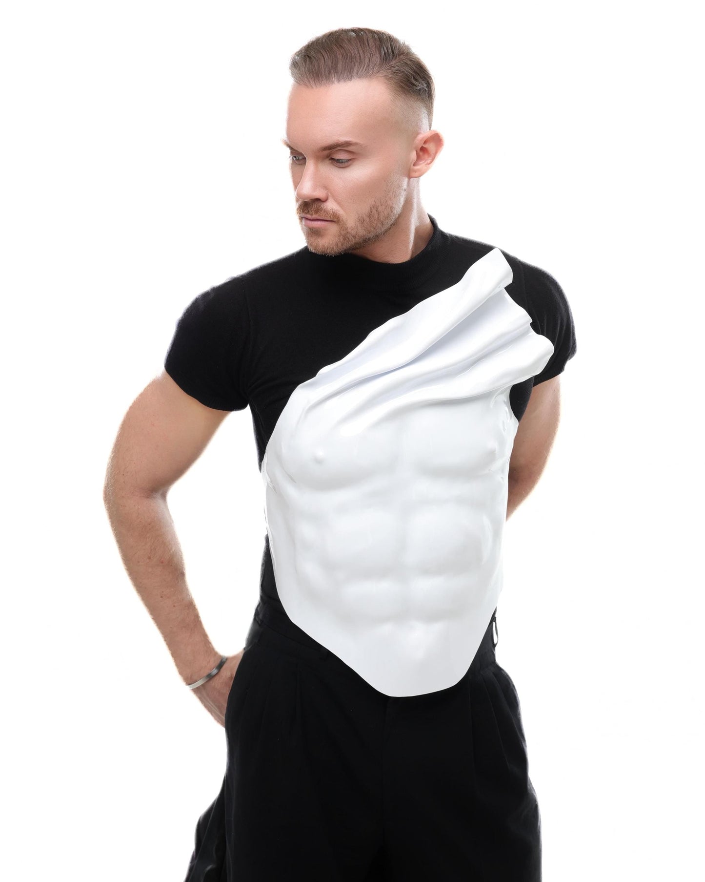 Men’s Cyberpunk Corset Armor Vest