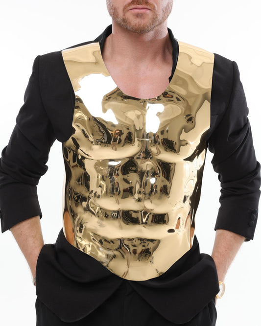 Mens gold corset Arnold