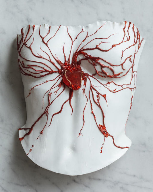 White corset Velvet Pulse